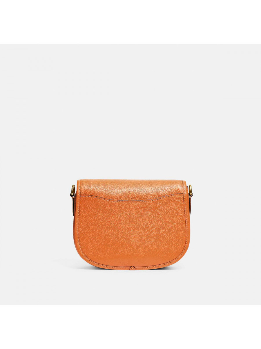 Сумка Coach Willow Saddle Bag (B4/Papaya)(Золото)