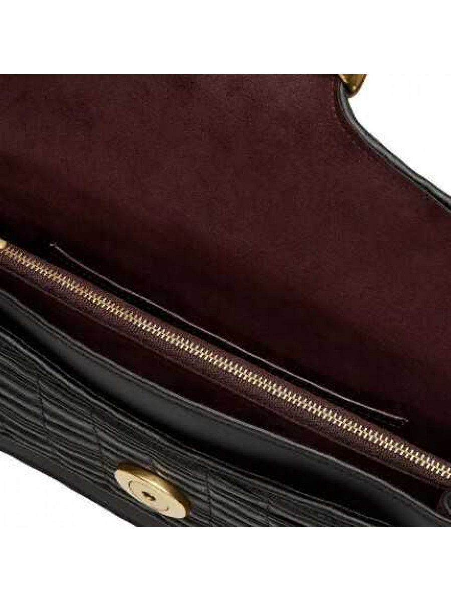 Сумка Coach Tabby Shoulder Bag 26 With Pleating (Brass/Black)
