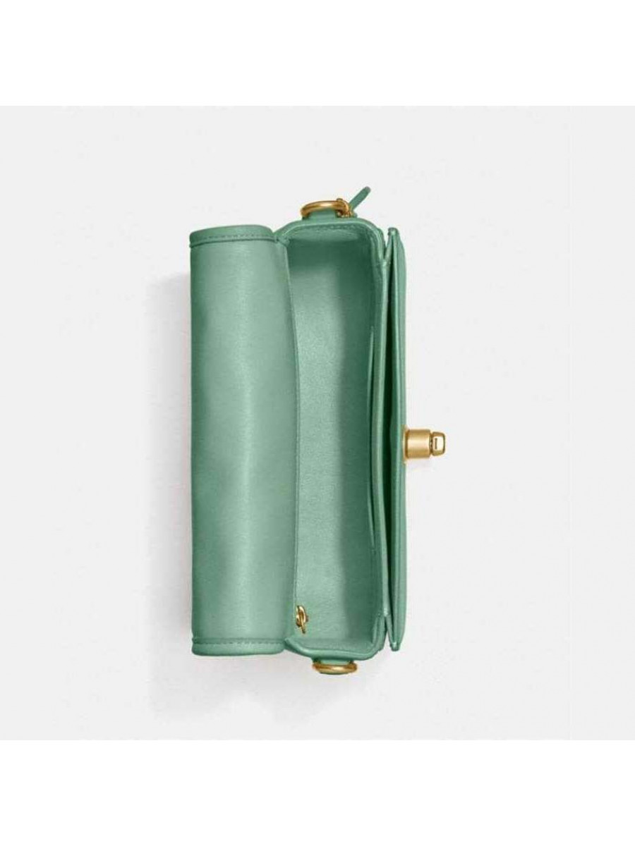 Сумка Coach Dinky 18 With Quilting (Washed Green)