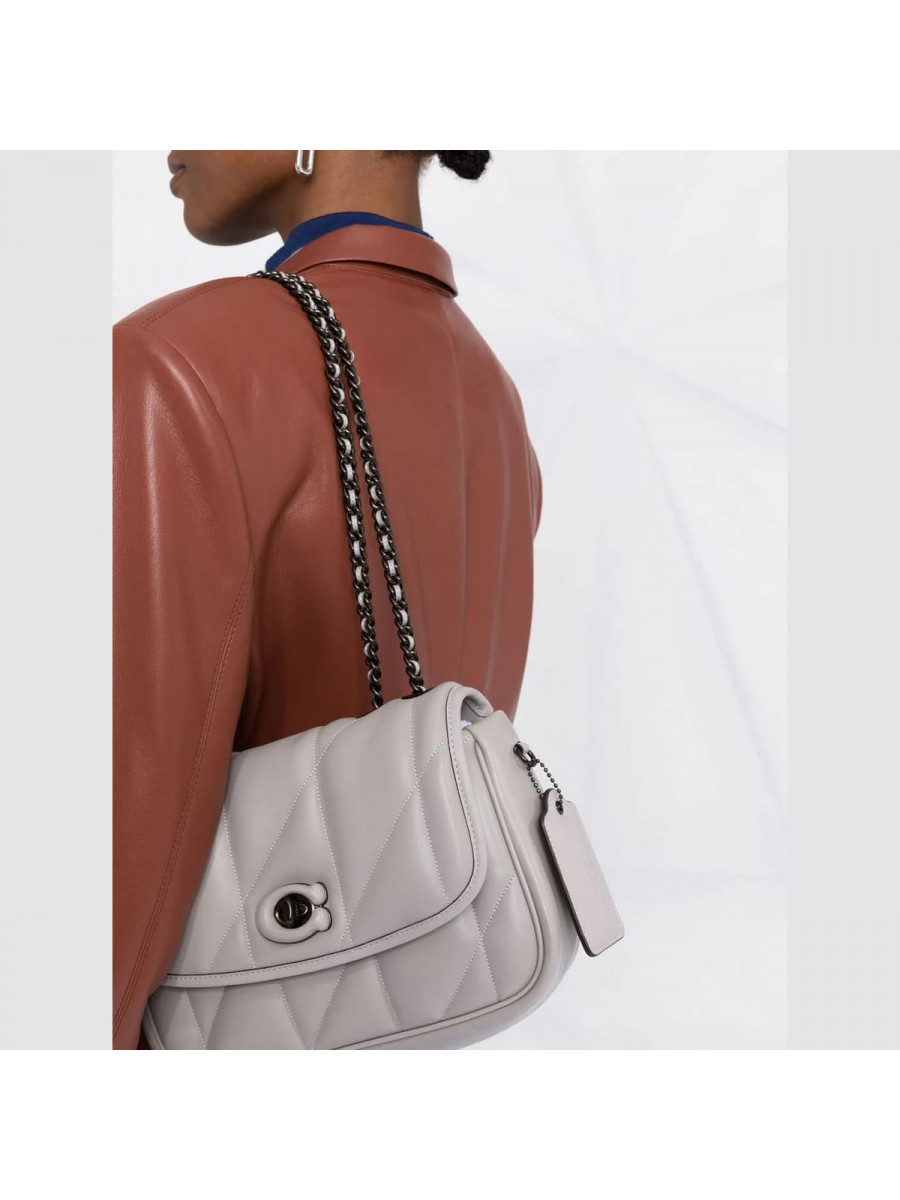 Сумка Coach Pillow Madison Shoulder Bag With Quilting - V5/Dove Grey