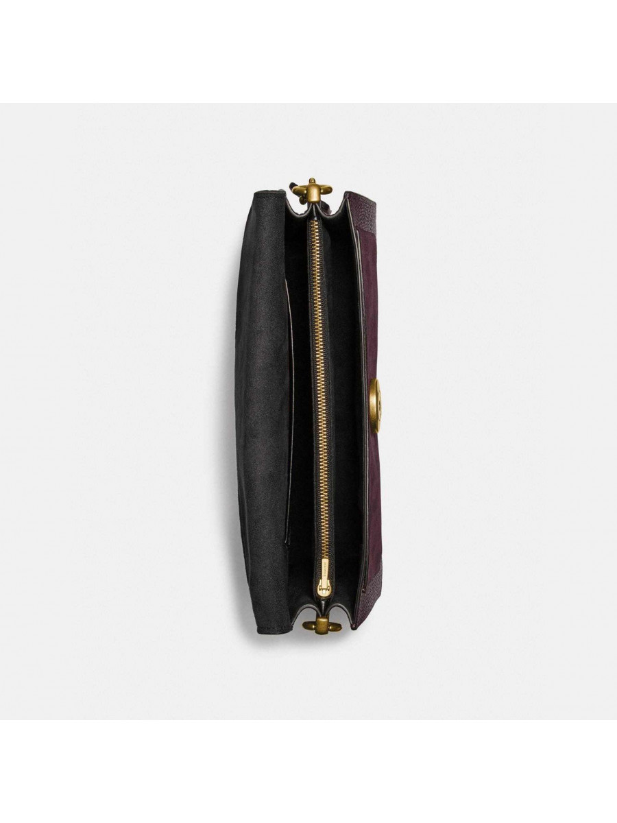 Сумка Coach Tabby Shoulder Bag 26 (Brass/Oxblood)(Золото)