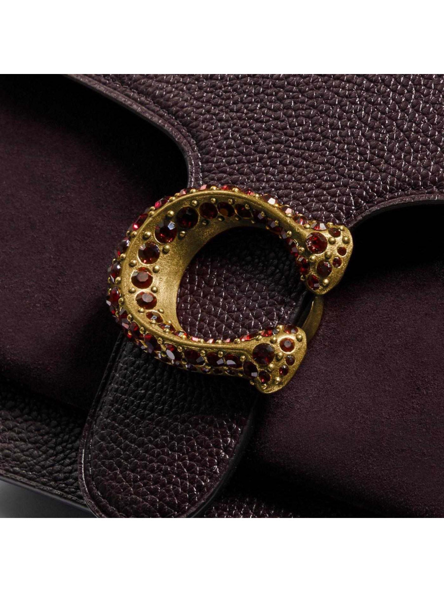 Сумка Coach Tabby Shoulder Bag 26 (Brass/Oxblood)(Золото)
