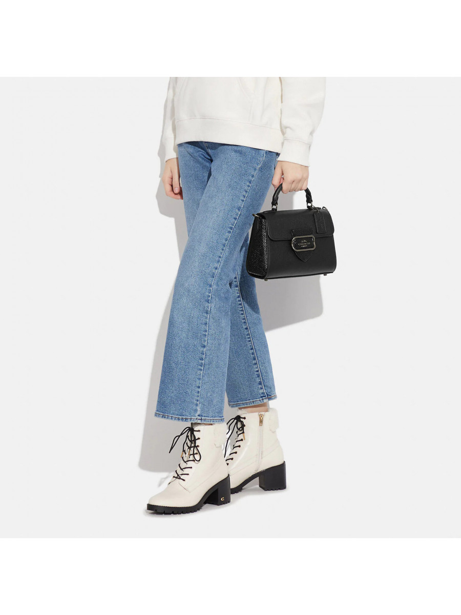 Сумка Coach Morgan Top Handle Satchel - Gunmetal/Black Multi