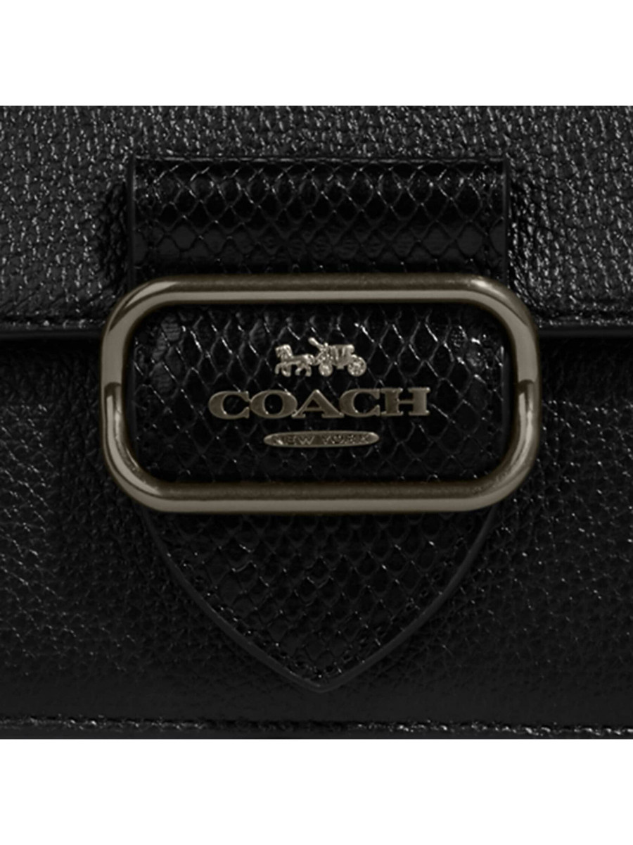 Сумка Coach Morgan Shoulder Bag - Gunmetal/Black Multi