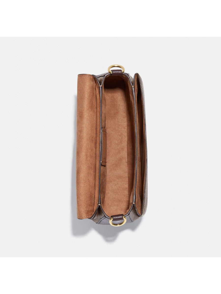 Сумка Coach Grace Shoulder Bag In Signature Canvas - Khaki/Ivory Multi