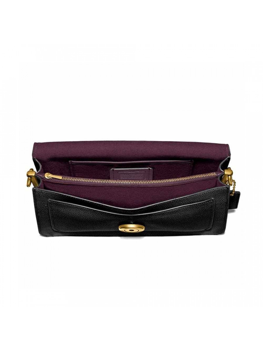 Сумка Coach Tabby Shoulder Bag 26 (Brass/Black)(Золото)