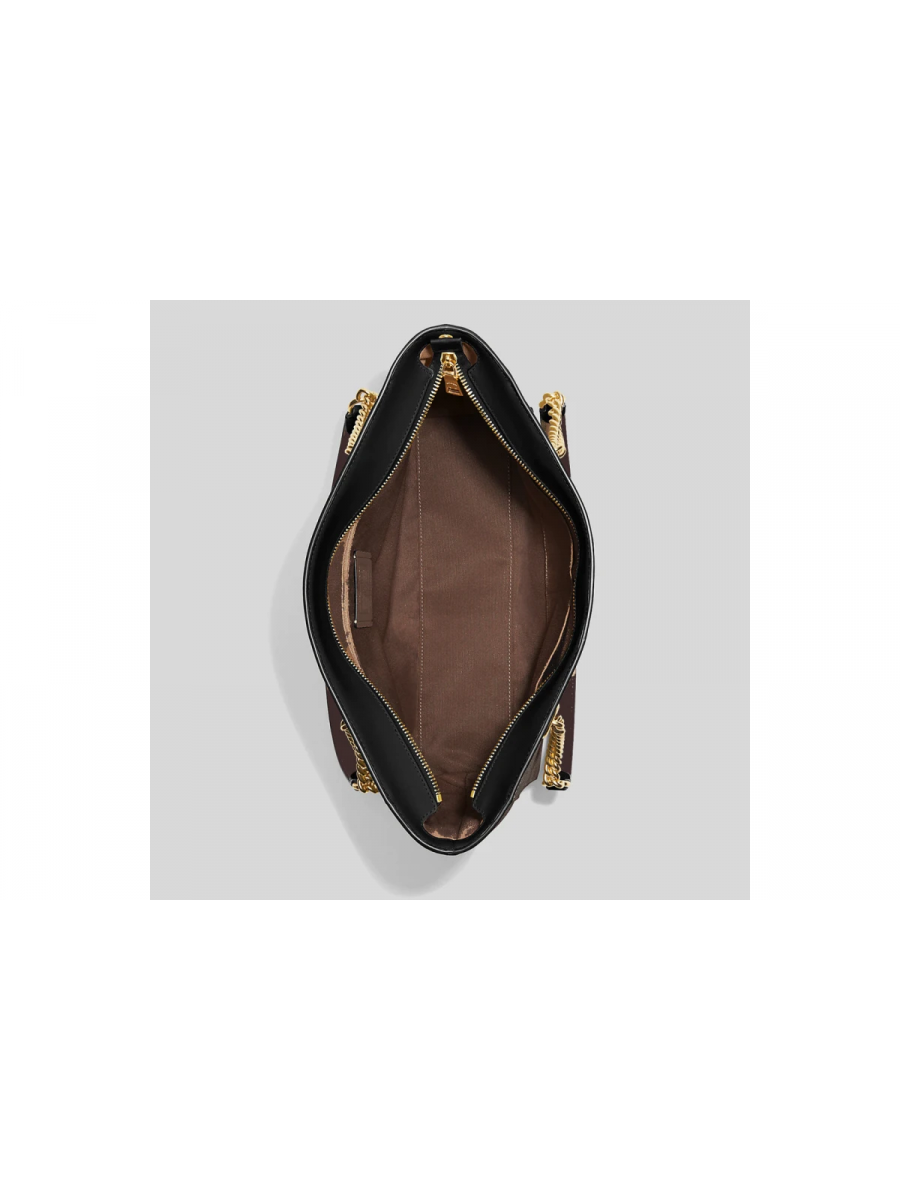 Сумка Coach Ava Chain Tote Signature Brown Black - Averand - Gold/Brown Black