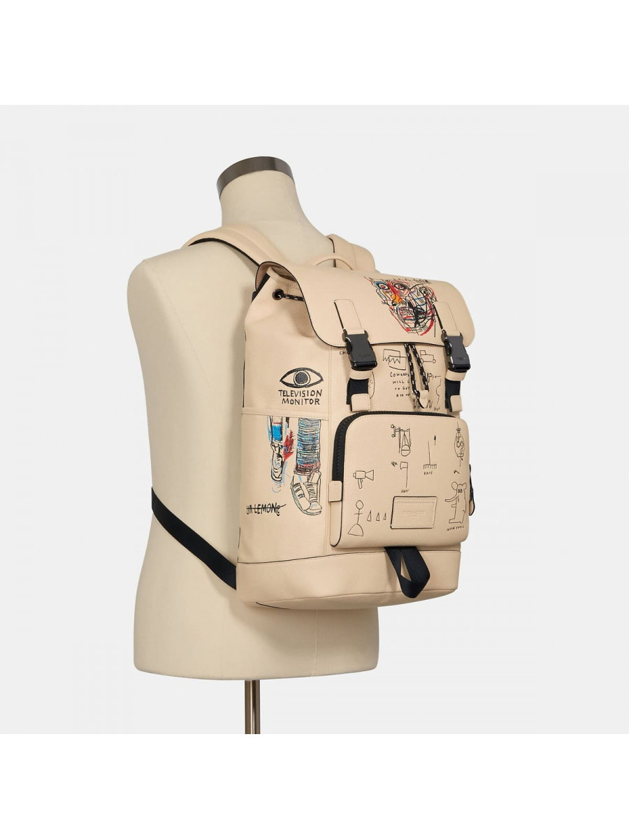 Рюкзак Coach Track Backpack (Ivory Multi)