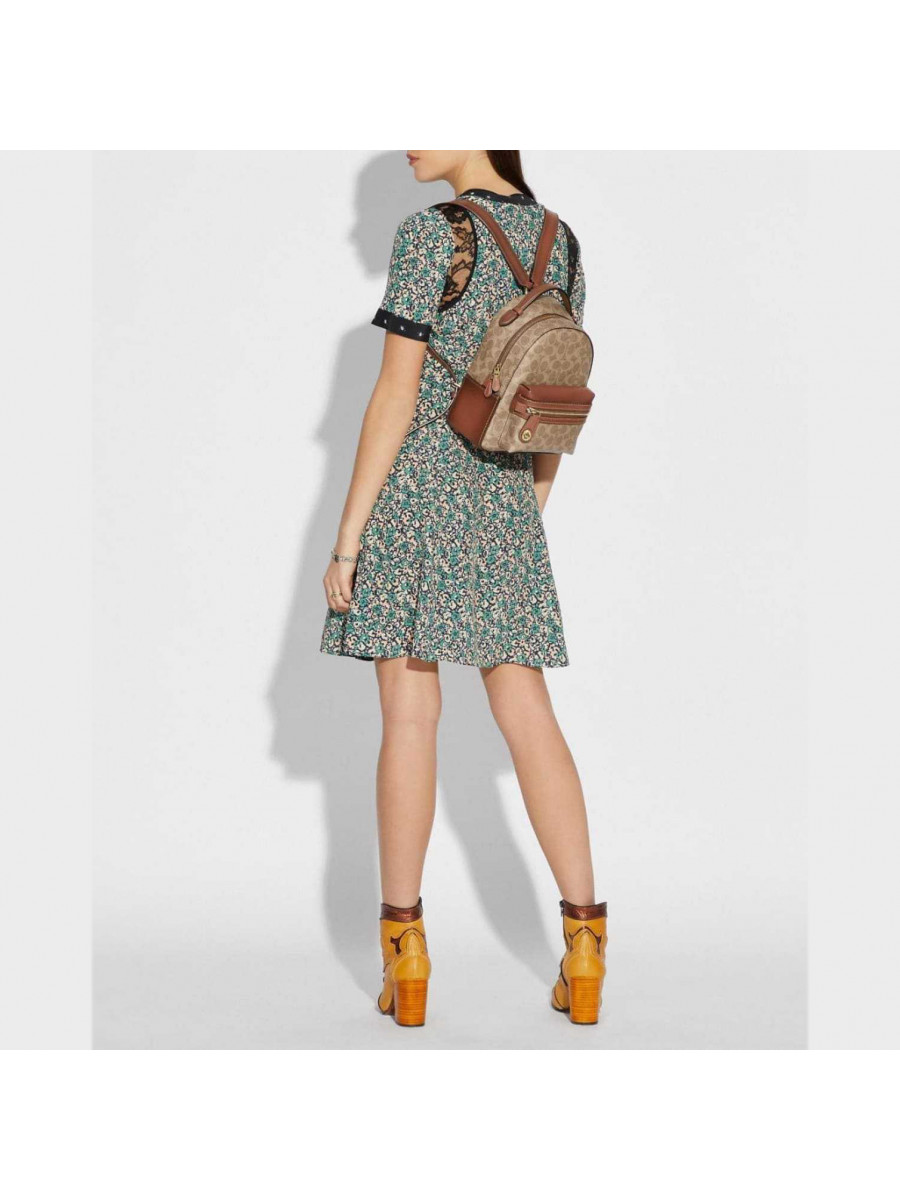 Рюкзак Coach Campus Backpack 23 In Signature Canvas (Tan Rust/Brass)