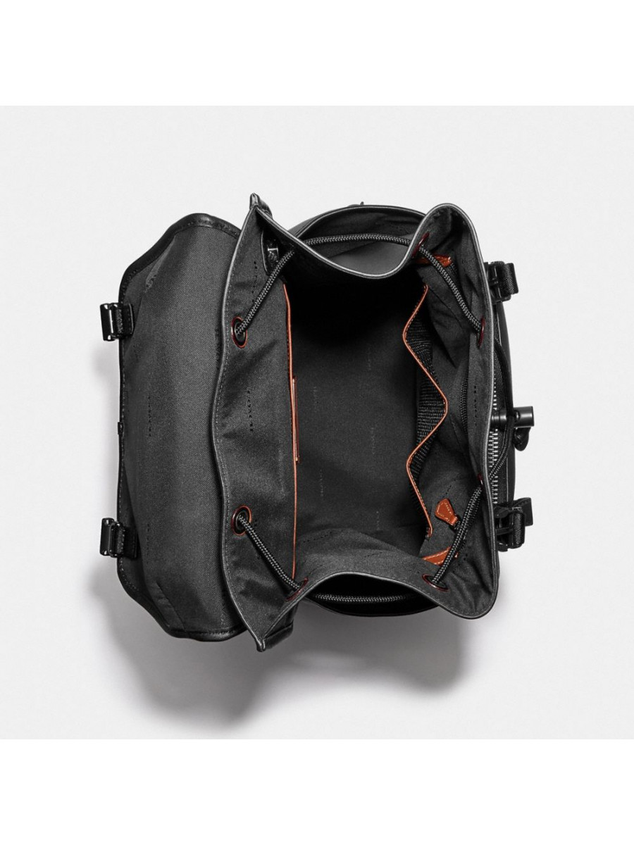 Рюкзак Coach League Flap Backpack (Black)