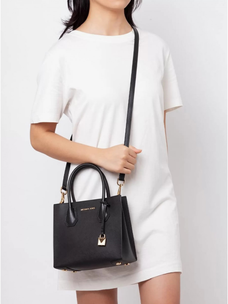 Сумка Michael Kors Mercer 30F8GM9T3T BLACK Medium