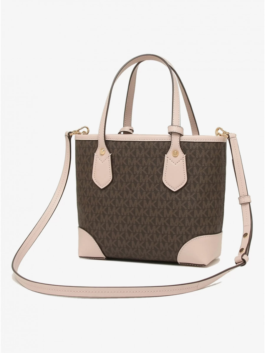 Сумка Michael Kors Eva 30F9GV0T1B BRN / SFTPINK Small