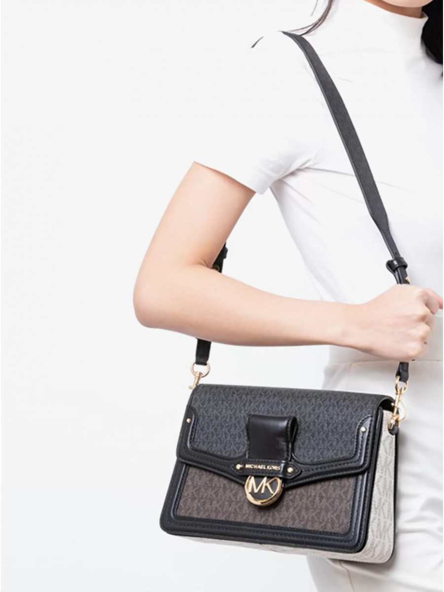 Сумка Michael Kors Jessie 30S0GN6L2V BROWN MULTI Medium