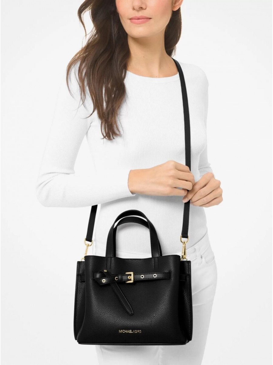 Сумка Michael Kors Emilia 35F0GU5S5T BLACK Medium