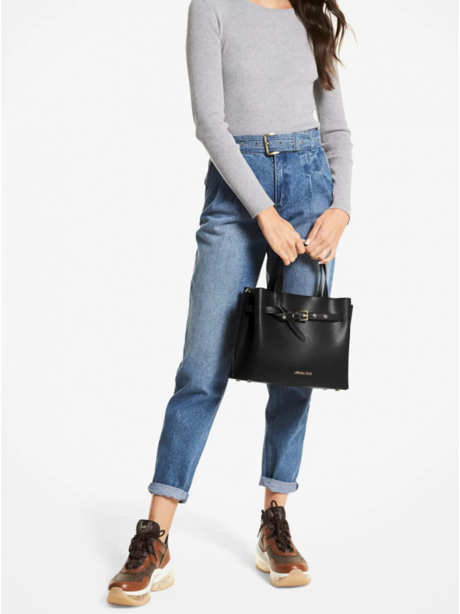 Сумка Michael Kors Emilia 35F0GU5S5T BLACK Medium
