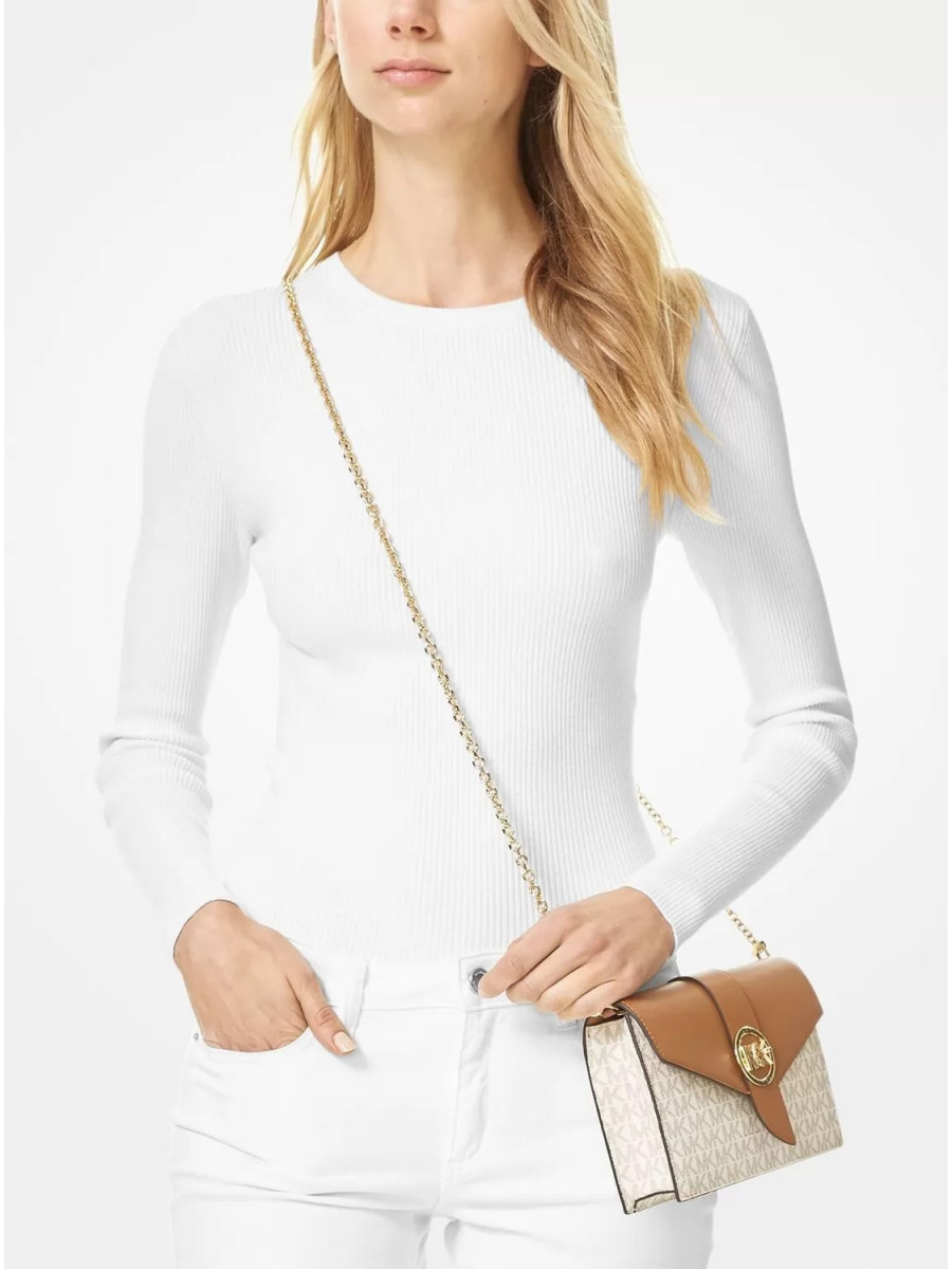 Сумка Medium Logo and Leather Convertible Crossbody Bag 32S0G00C6B Medium