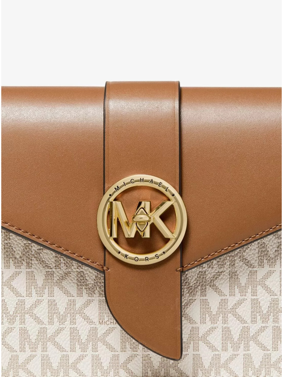 Сумка Medium Logo and Leather Convertible Crossbody Bag 32S0G00C6B Medium