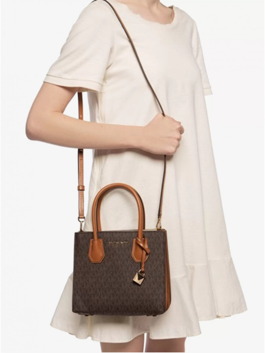 Сумка Michael Kors Mercer 30F8GM9M6B BROWN Small