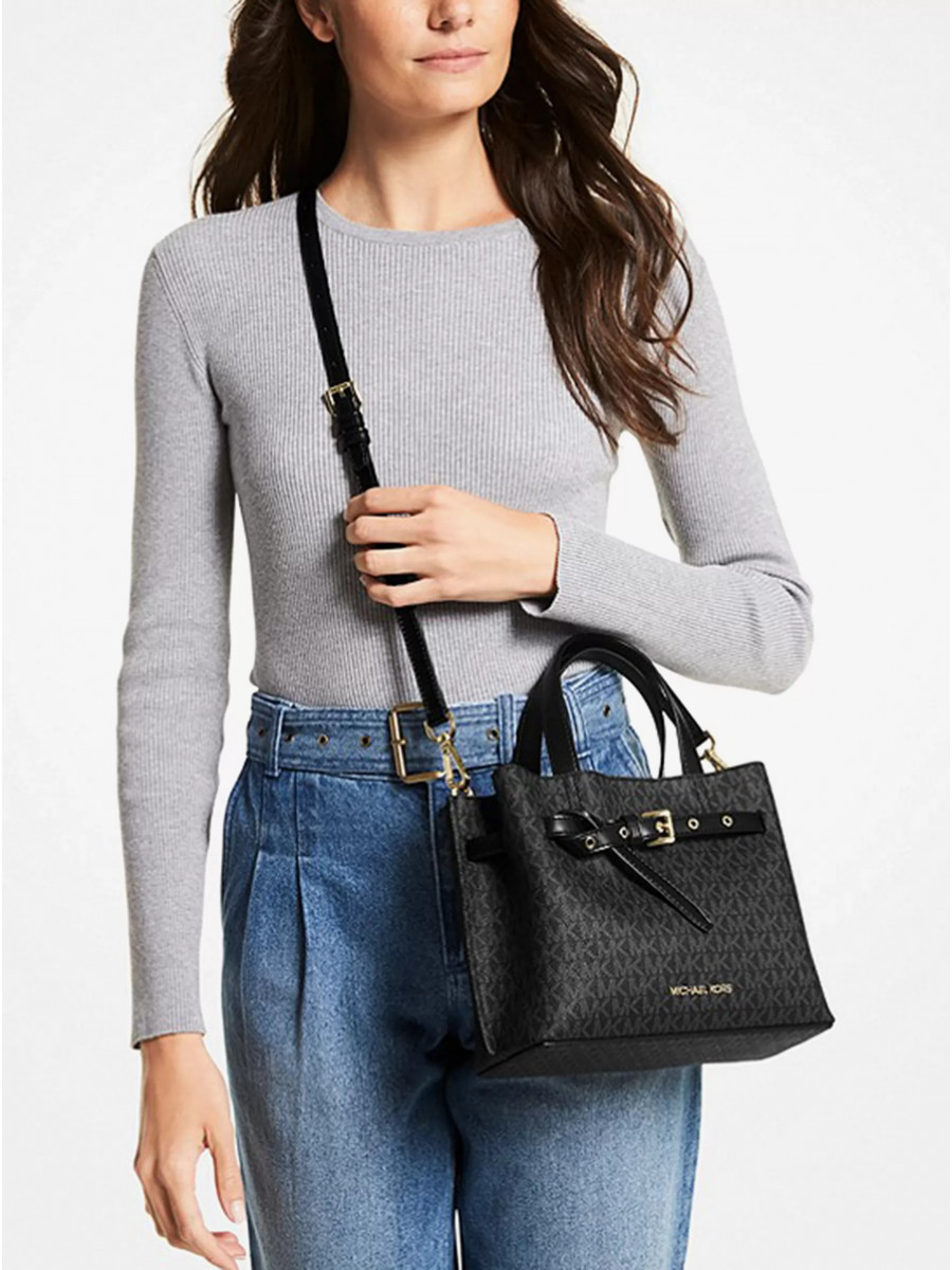 Сумка Michael Kors Emilia 35H0GU5S1B BLACK Medium