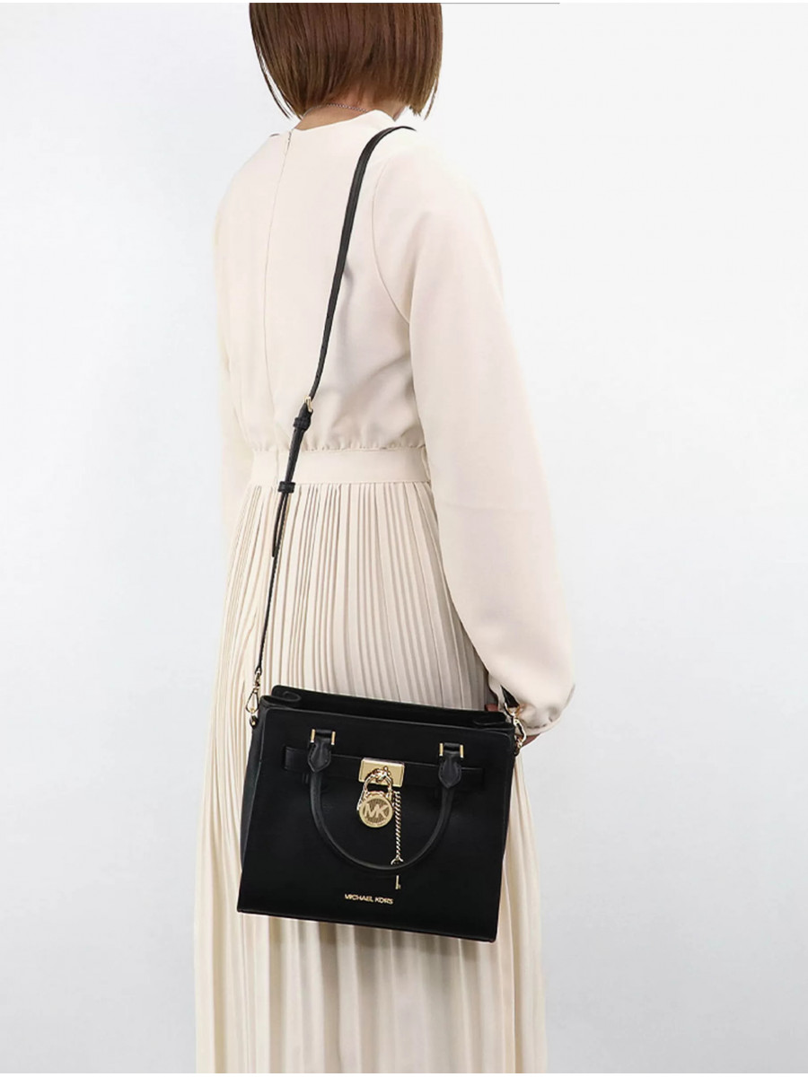 Сумка Michael Kors Nouveau Hamilton 35T1GHMS1L BLACK Medium