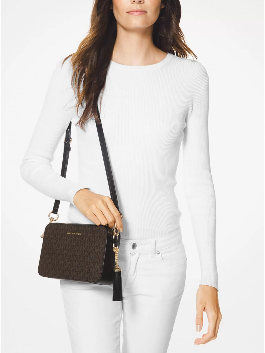 Сумка Michael Kors Jet Set Crossbody 32F8GF5M2B brown small