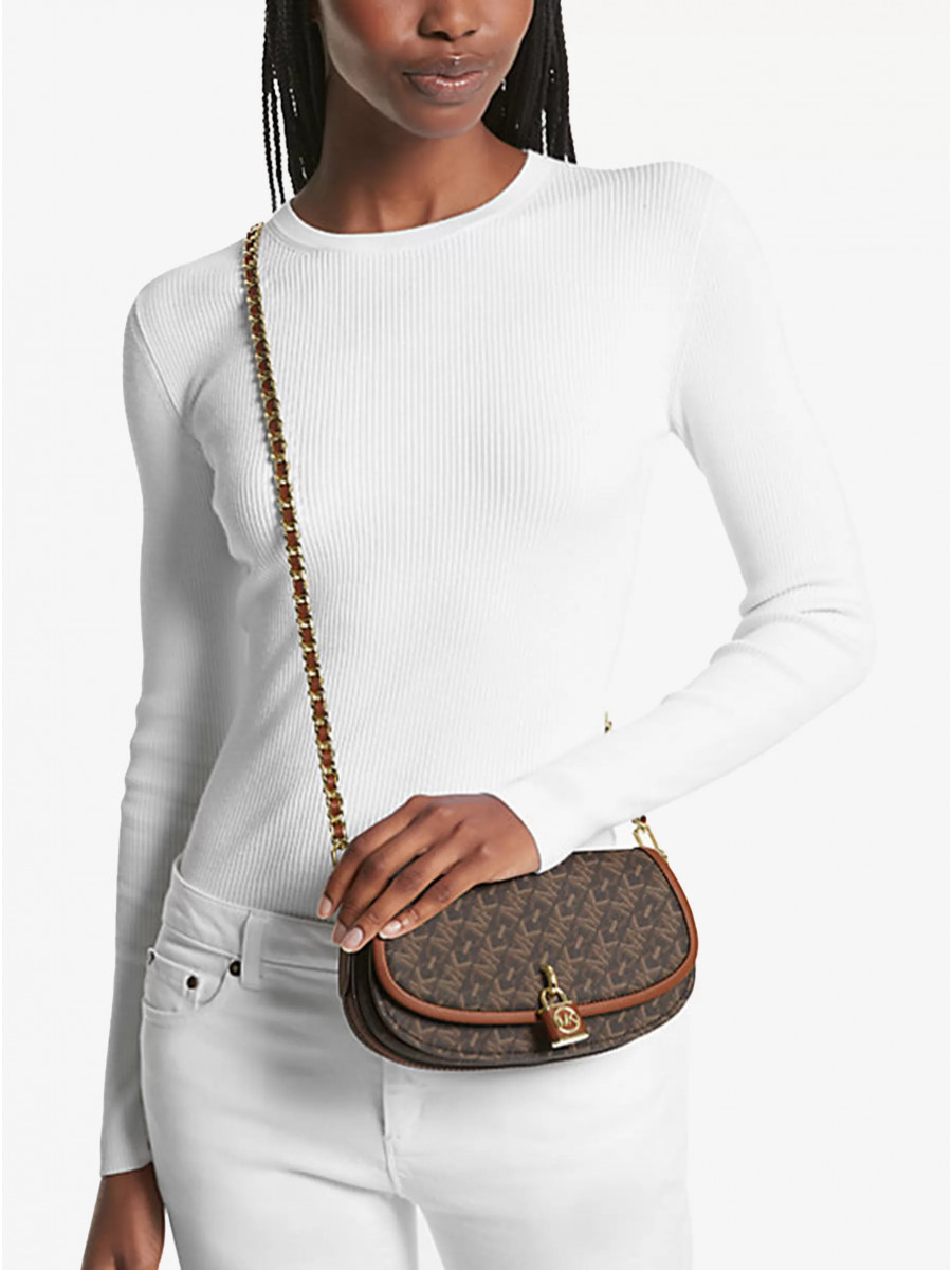 Сумка Michael Kors Mila 30H3GIMM1B Brown Small