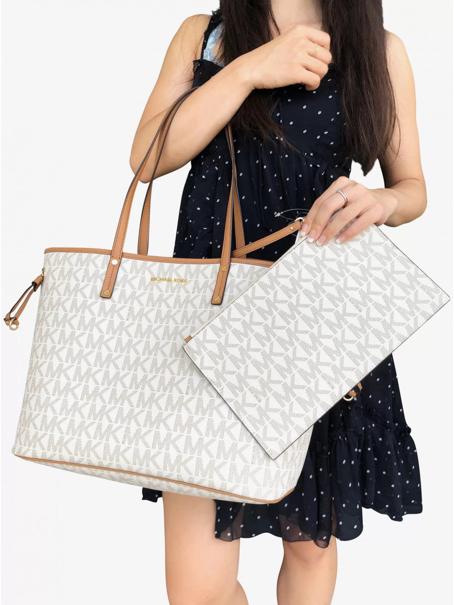 Сумка Michael Kors Jet Set Travel 35T8GTVT9B VANILLA Large