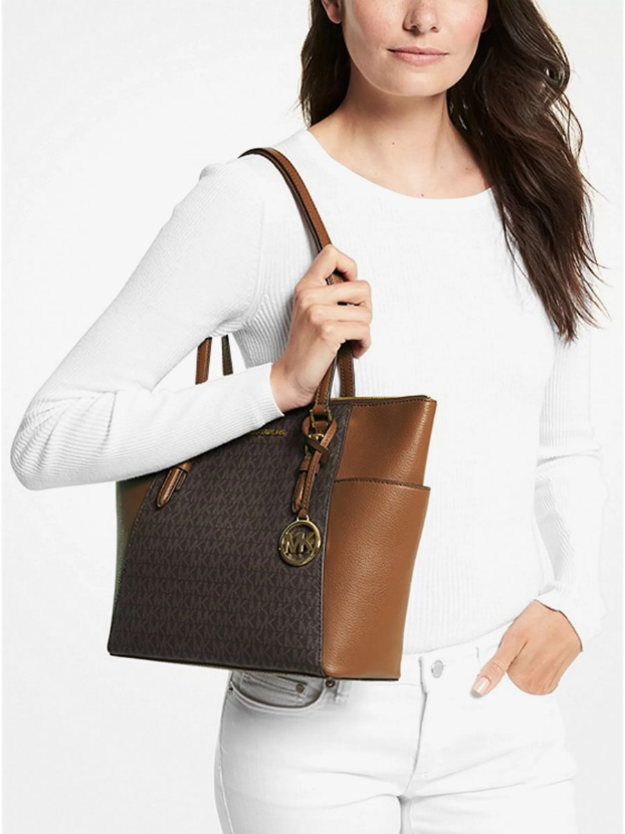 Сумка Michael Kors Charlotte 35T0GCFT3B BROWN ACORN Large