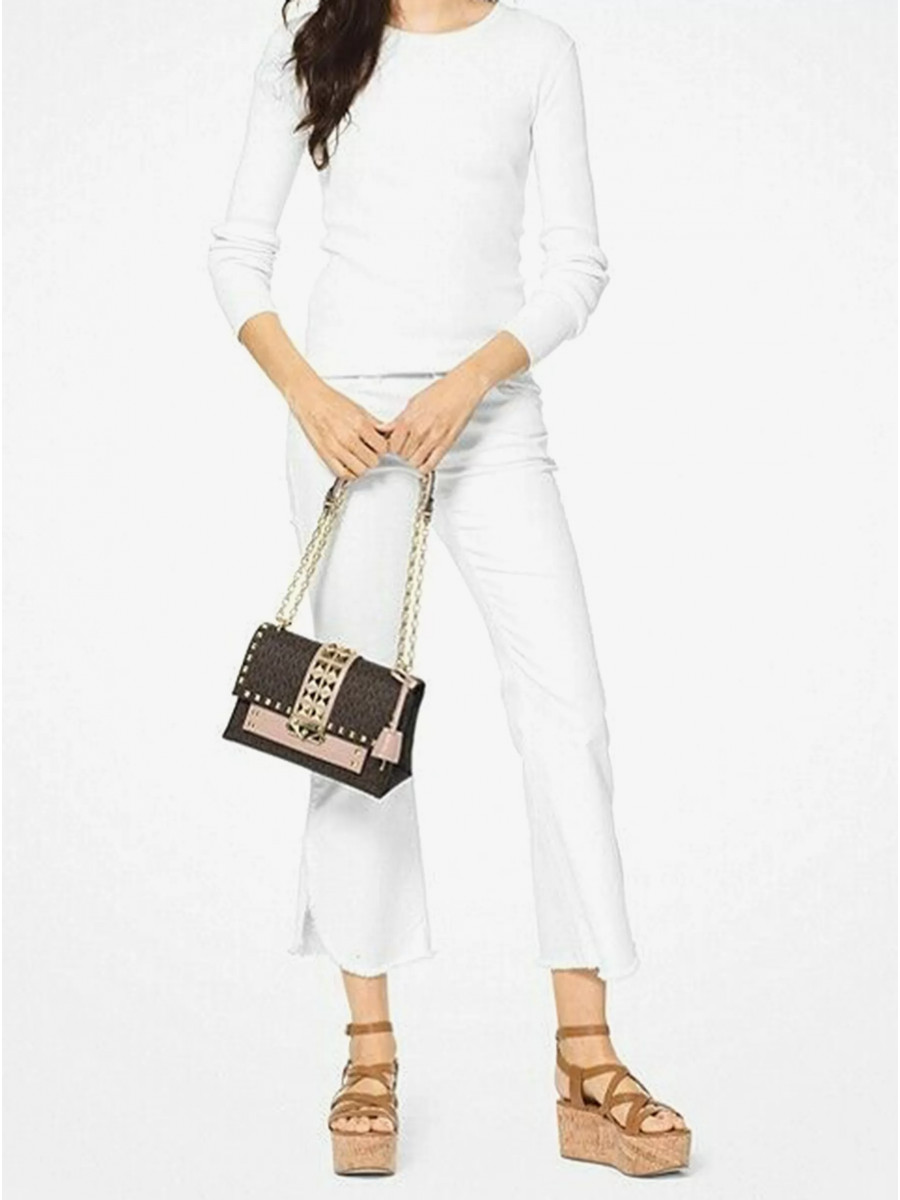 Сумка Michael Kors Cece 30T9G0EL6B ACORN/PINK Medium