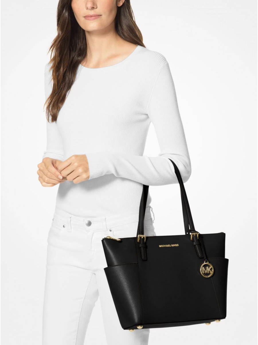 Сумка Michael Kors Jet Set Travel 30F2GTTT8L BLACK Medium