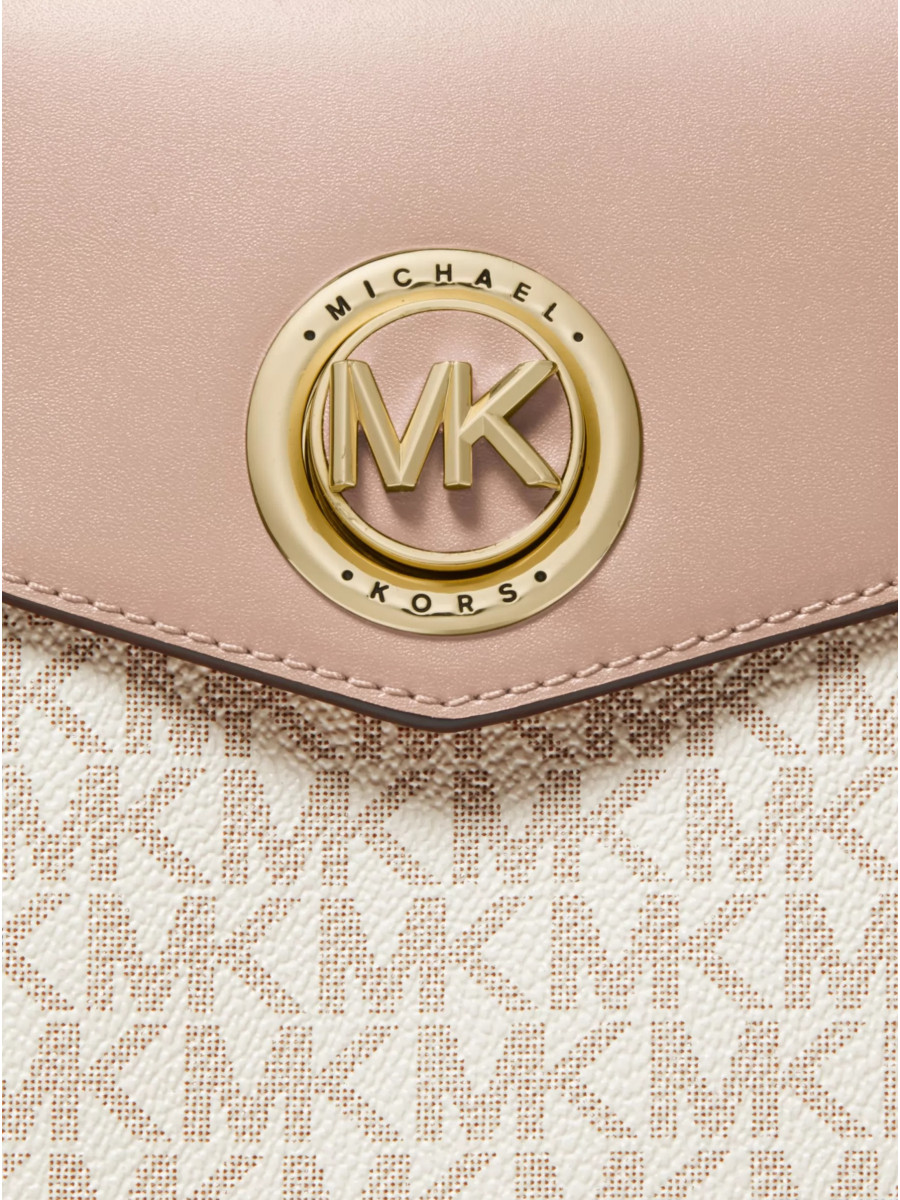 Сумка Michael Kors Carmen 30S0GNMS1B VANILLA / SOFT PINK Small
