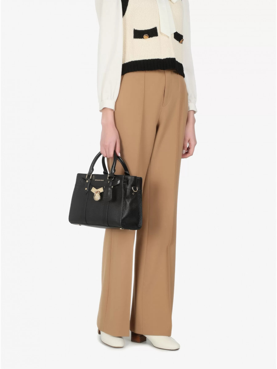 Сумка Michael Kors Nouveau Hamilton 30F9G0HS1L BLACK Medium