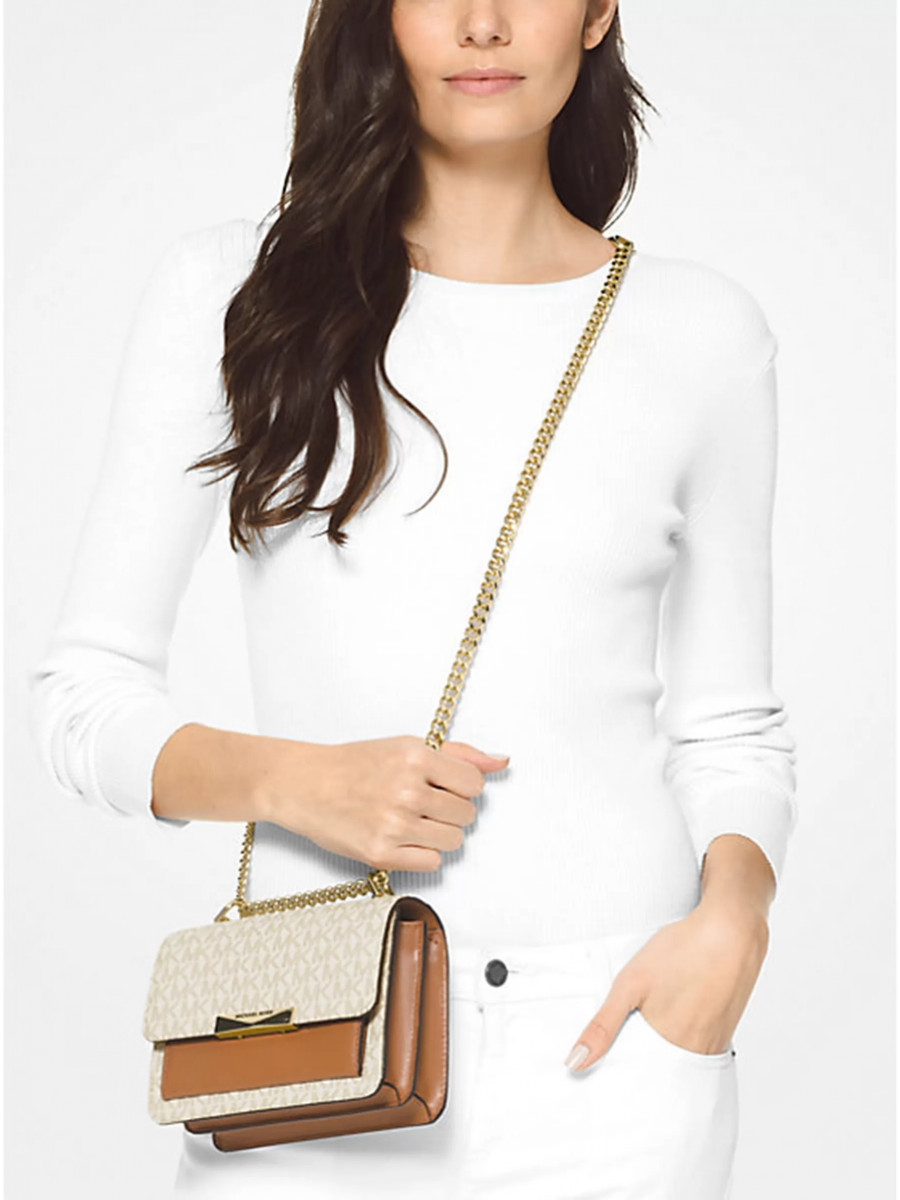 Сумка Michael Kors Jade 30H9GJ4L3B VANILLA/ACRN Medium