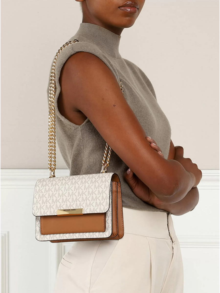 Сумка Michael Kors Jade 30H9GJ4L3B VANILLA/ACRN Medium