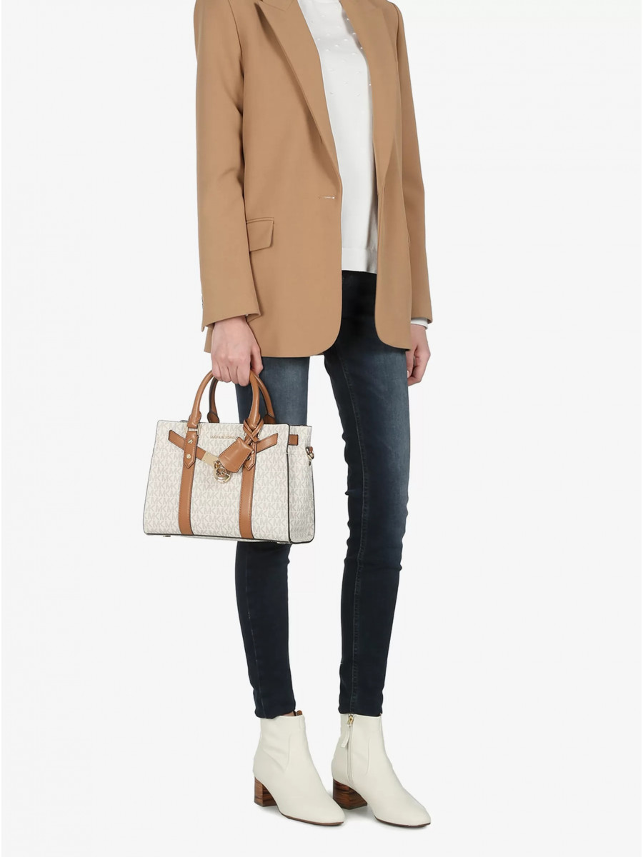 Сумка Michael Kors Nouveau Hamilton 30F9G0HS1B VANILLA ACORN Medium