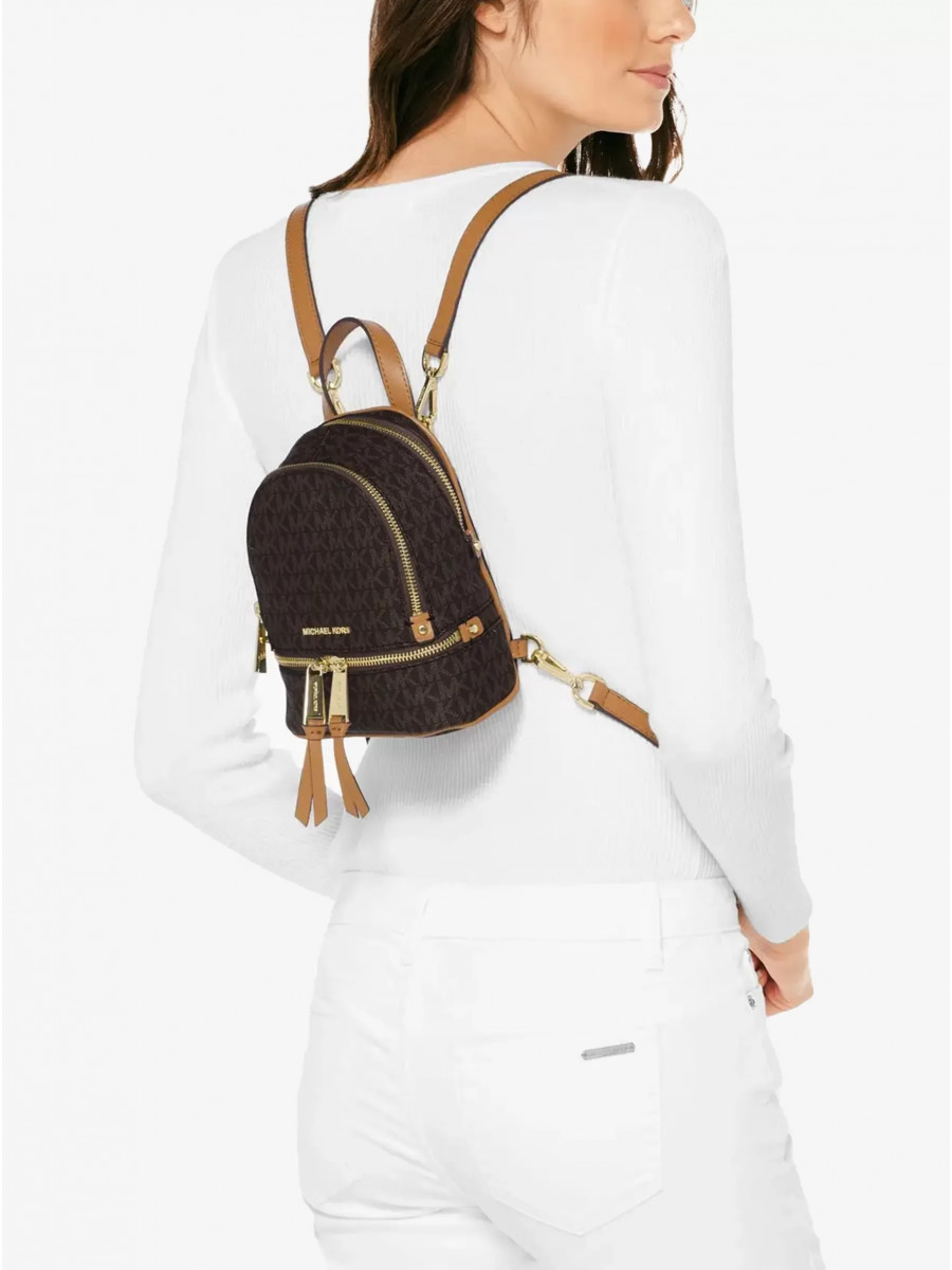 Рюкзак Michael Kors Rhea Logo 30S7GEZB1V Brown Small