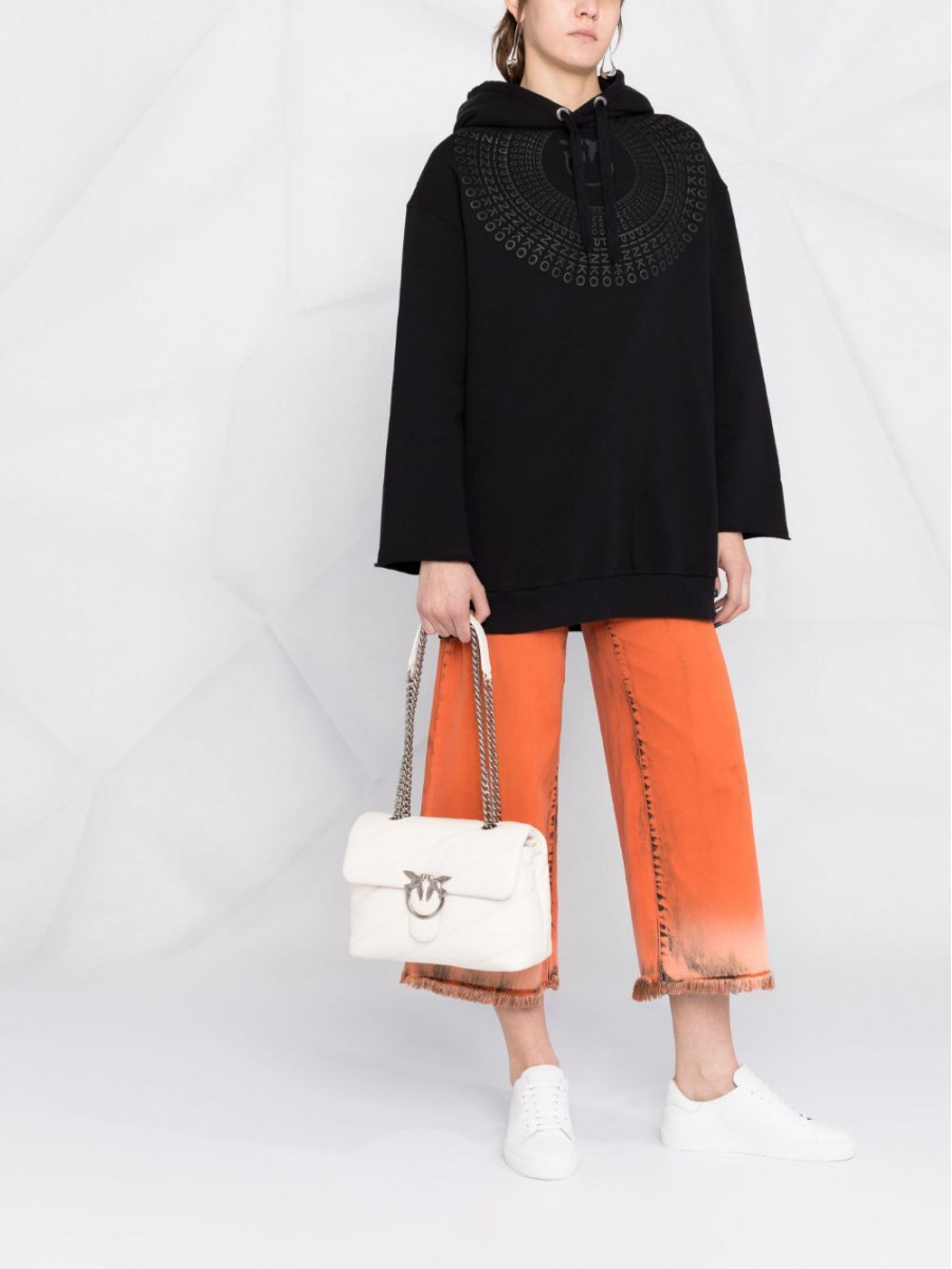 Сумка CLASSIC LOVE BAG PUFF MAXI QUILT – white silver