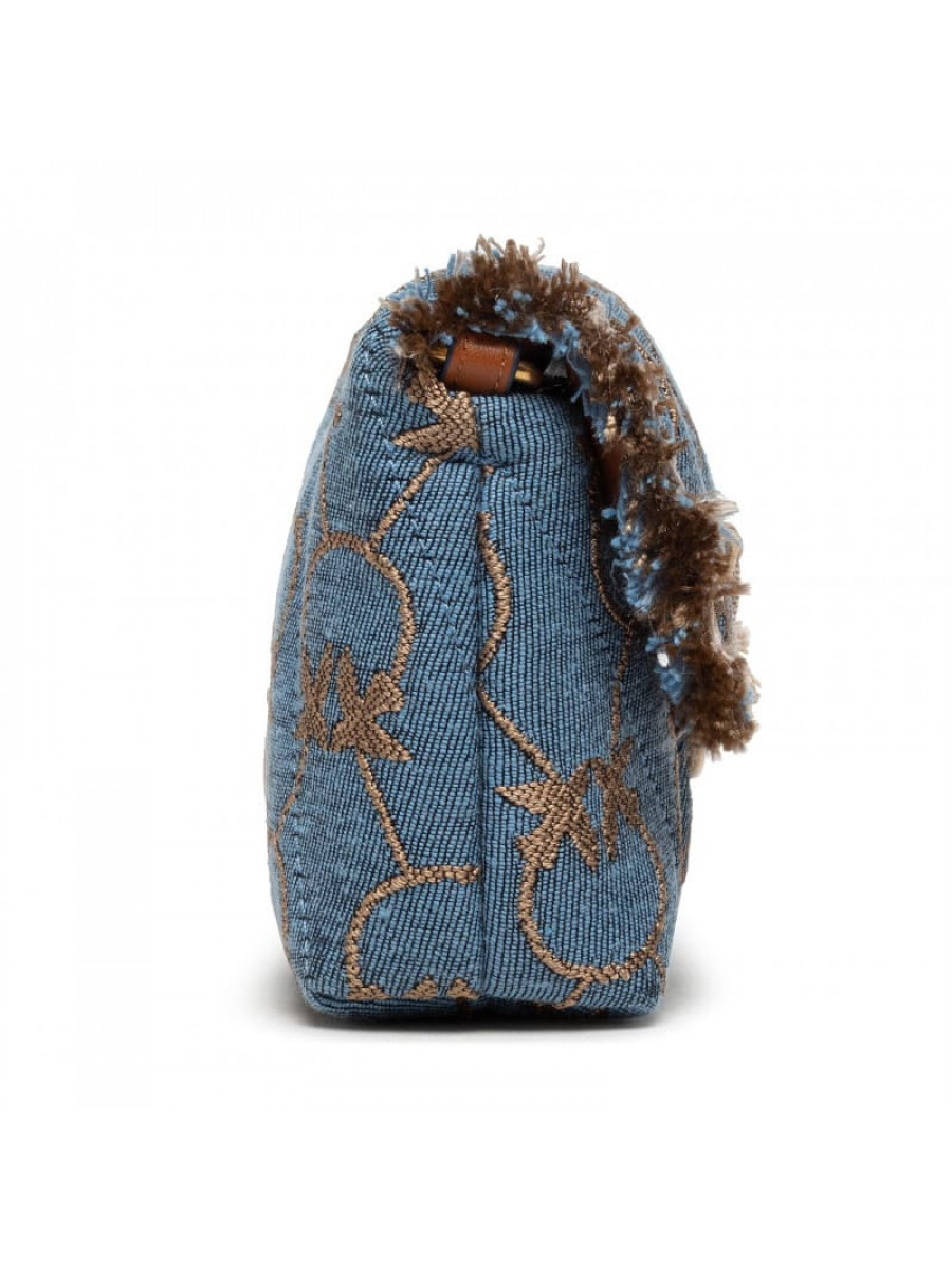 Сумка BABY LOVE BAG PUFF DENIM LOGO – light blue