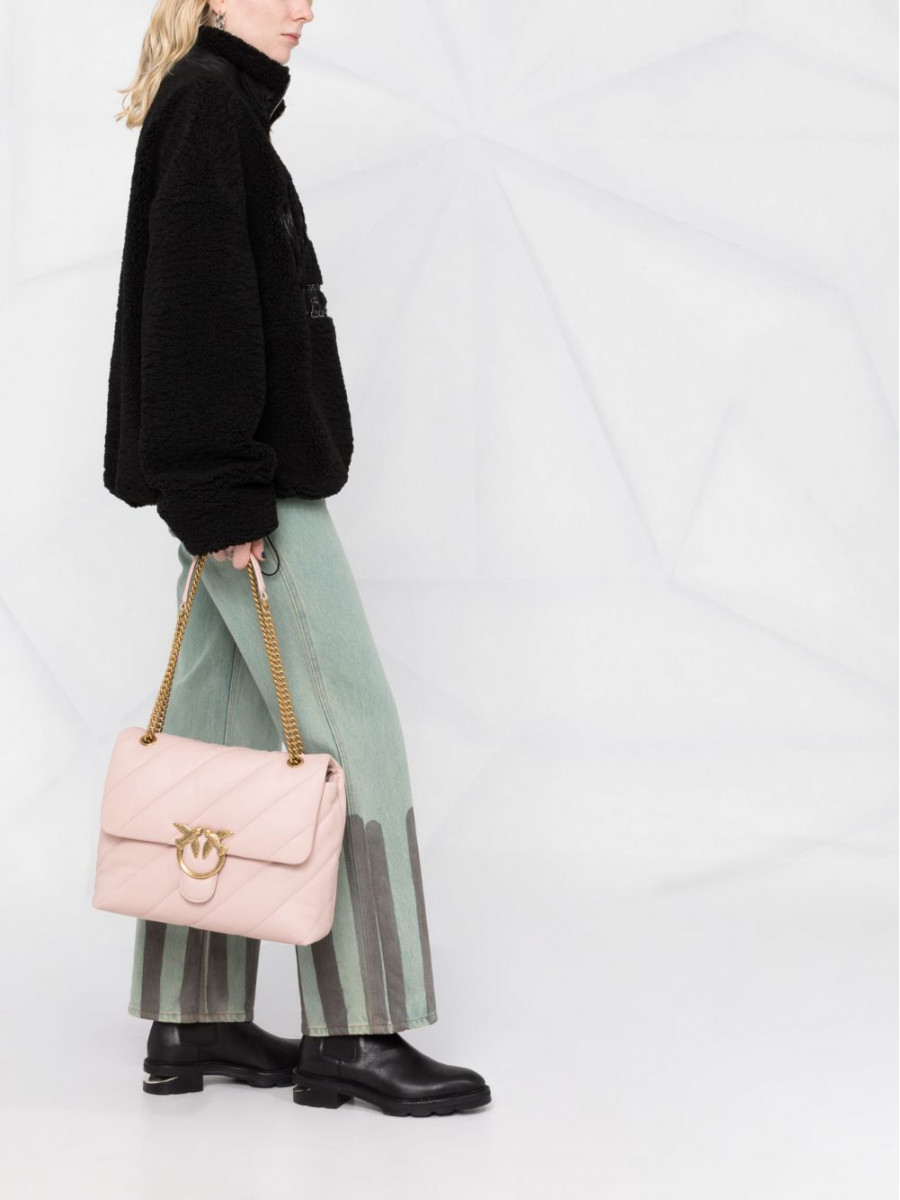 Сумка BIG LOVE BAG PUFF MAXI QUILT – dusty pink