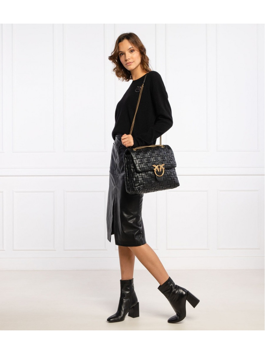 Сумка BIG LOVE BAG PUFF WEAVE – black