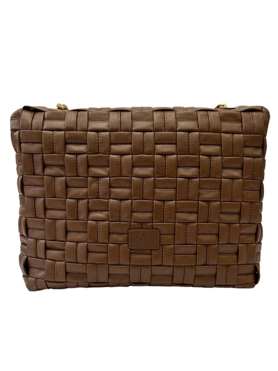 Сумка BIG LOVE BAG PUFF WEAVE – brown