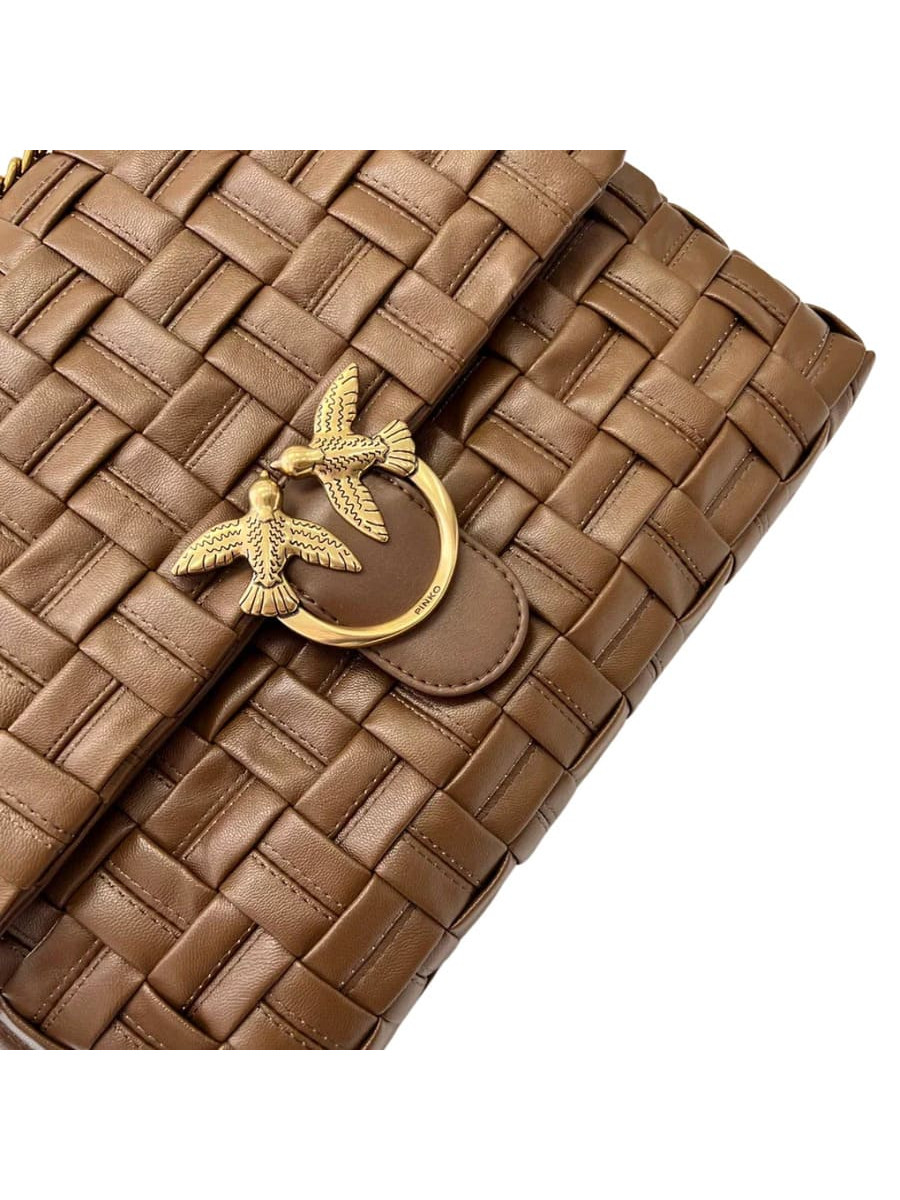 Сумка BIG LOVE BAG PUFF WEAVE – brown