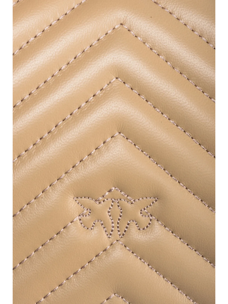 Сумка CLASSIC LADY LOVE BAG PUFF CHEVRON – sand-antique gold