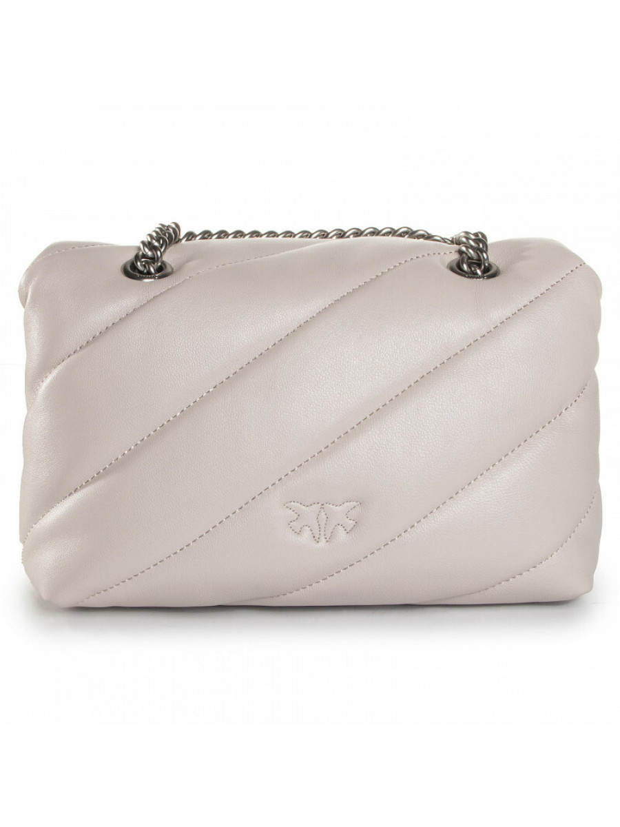 Сумка CLASSIC LOVE BAG PUFF MAXI QUILT — creme silver