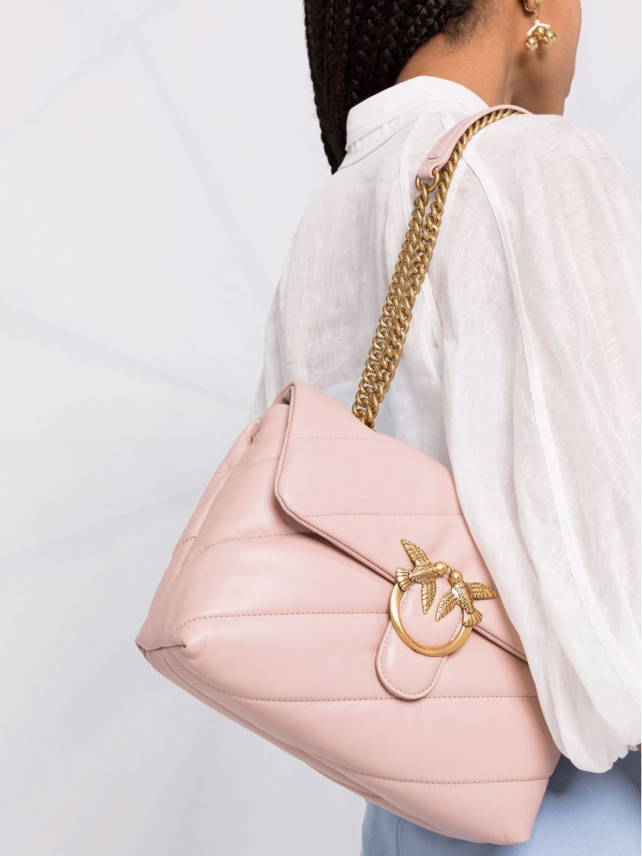 Сумка CLASSIC LOVE BAG PUFF MAXI QUILT – dusty pink