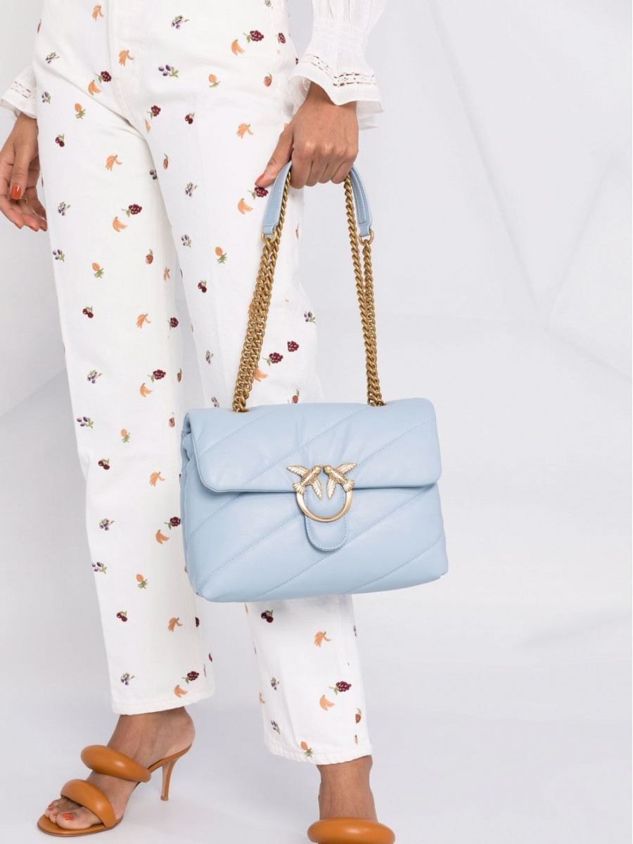 Сумка CLASSIC LOVE BAG PUFF MAXI QUILT – light blue