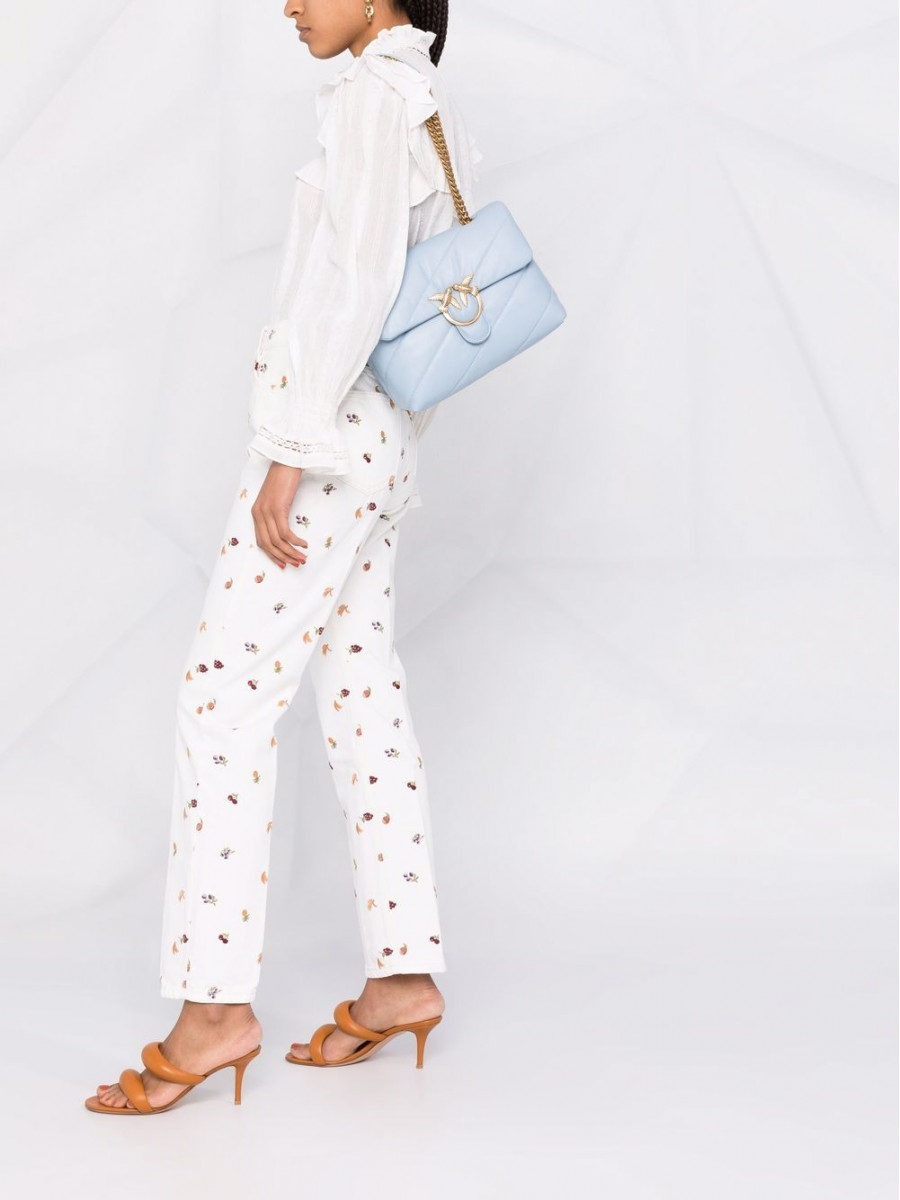 Сумка CLASSIC LOVE BAG PUFF MAXI QUILT – light blue