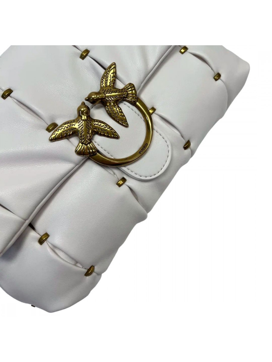 Сумка CLASSIC LOVE BAG PUFF PINCHED – white