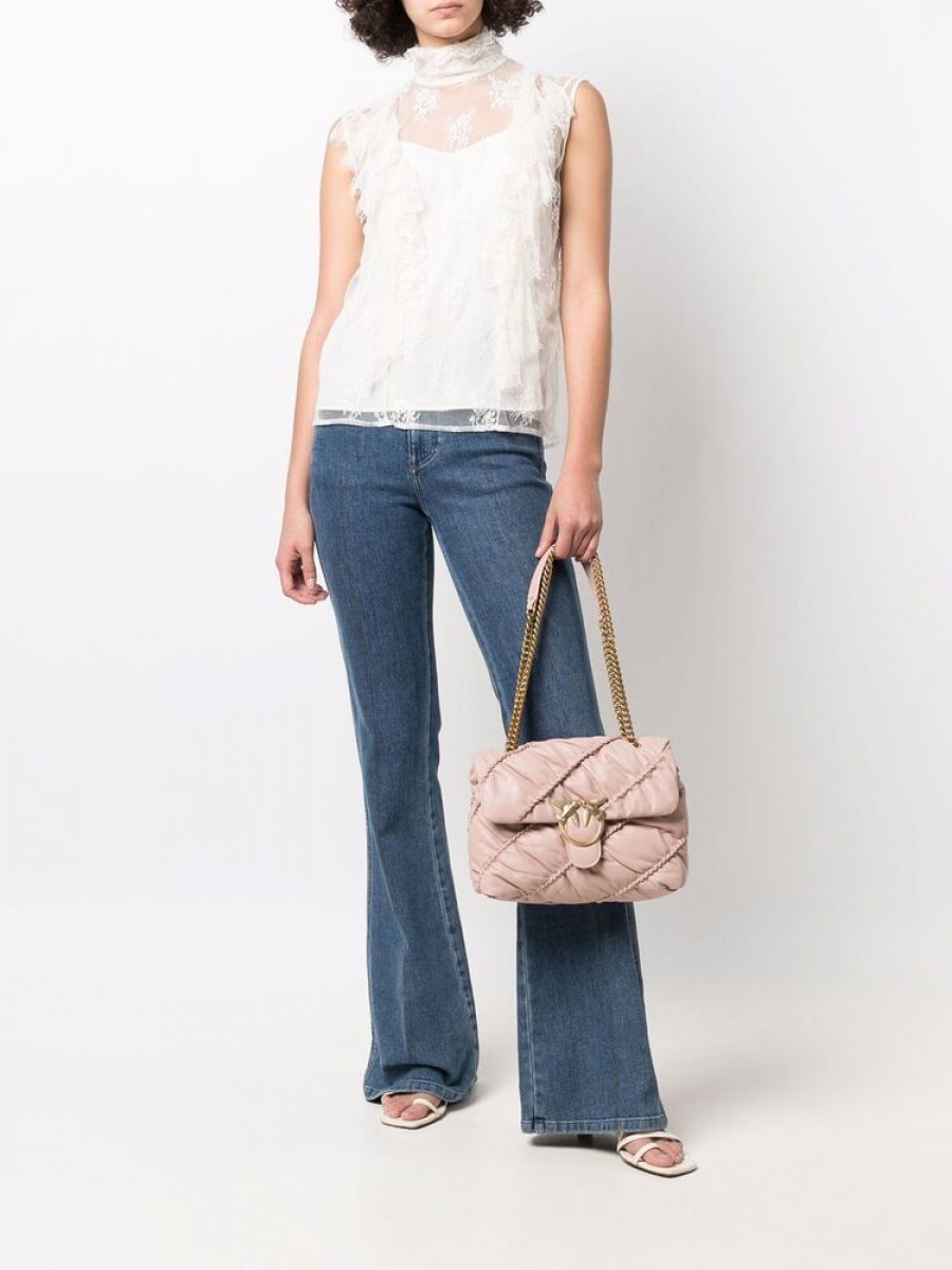 Сумка CLASSIC LOVE BAG PUFF RUFFLE – dusty pink