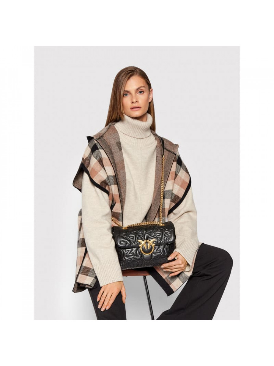 Сумка CLASSIC LOVE BAG PUFF STITCHED LOGO – black